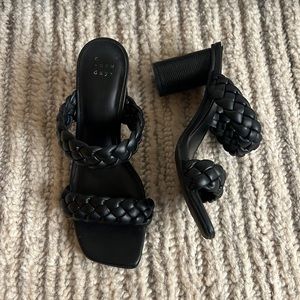 Mules with Braided Straps